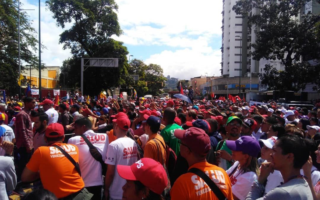 Maduro se quedó en Miraflores y no fue a la marcha chavista en la O’Leary