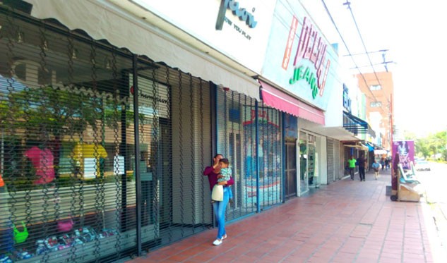 70% de las tiendas de la avenida Santiago Mariño en Margarita se encuentran cerradas