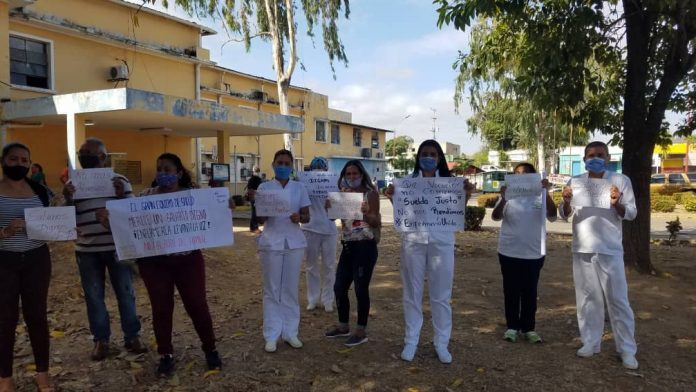 Enfermeras de Guárico protestaron para exigir mejoras salariales